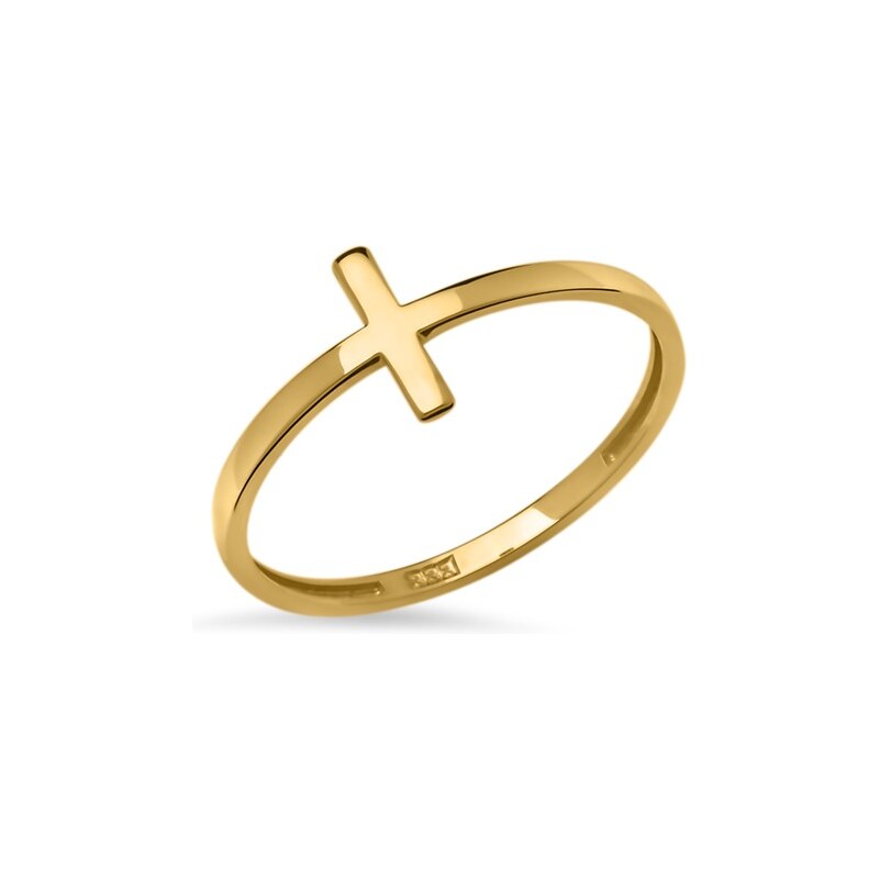 Unique Jewelry Ring in Kreuzform 333er Gelbgold