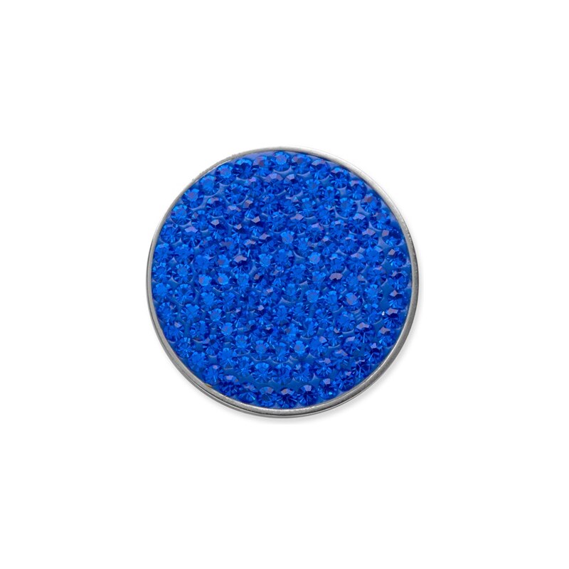 Unique Jewelry Münze für Münzanhänger Saphir blau