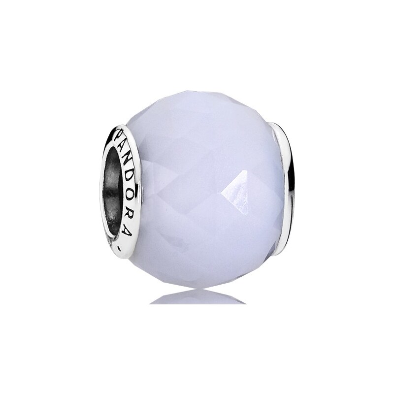 Weißer Charm Pandora Glaskristall Silber 791722NOW