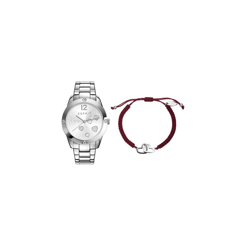 Esprit Valentins-Set Uhr und Armband ES1088720001