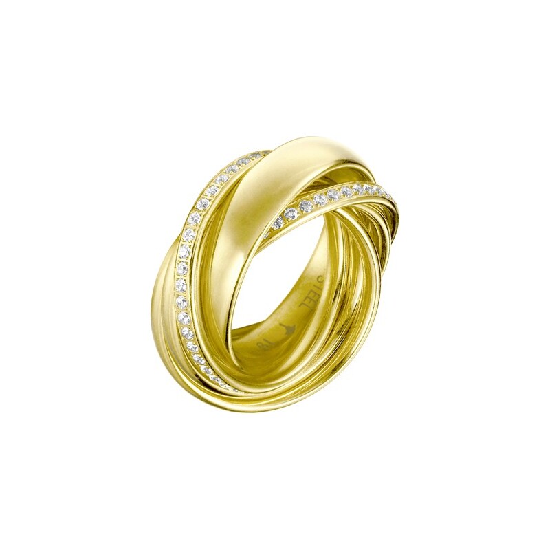 Joop Stylisher twisted Ring mit Zirkonia