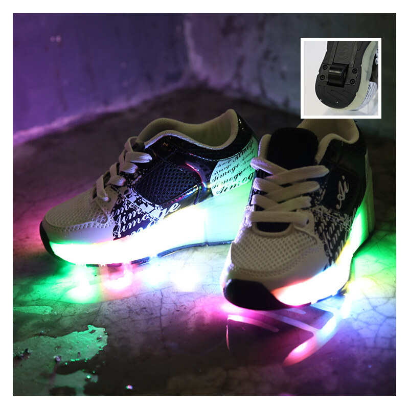 Lesara Roll-Sneaker mit LED - 34