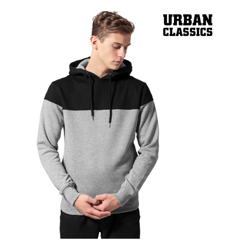 Urban Classics Hoodie mit farblich abgesetzter Partie - XXL