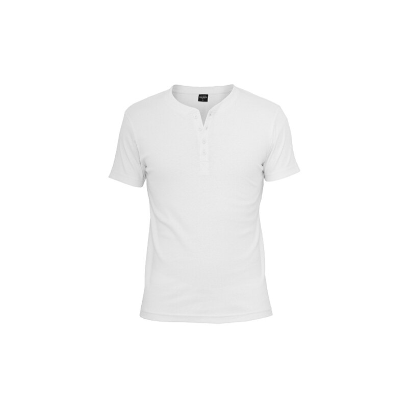 Urban Classics Henley-T-Shirt - Weiß - S