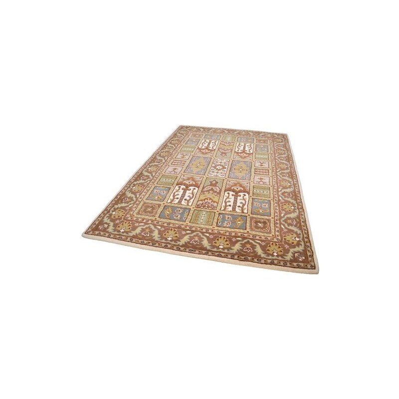 Orient-Teppich exklusiv Royal Ghom reine Schurwolle handgetuftet THEKO EXKLUSIV natur 7 (250x350 cm)