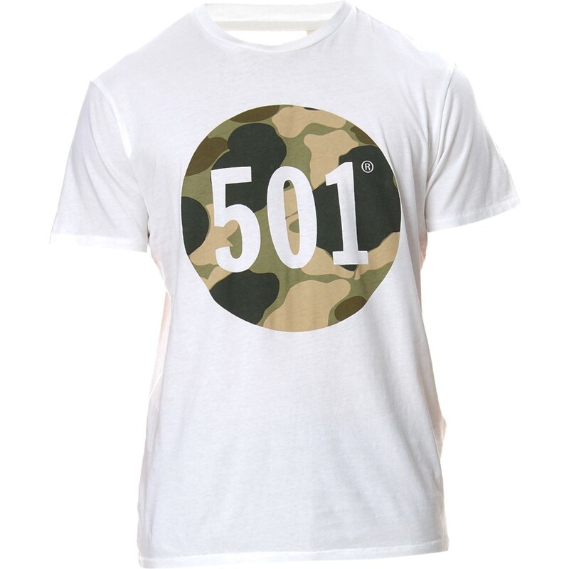 Levi's 505 - T-Shirt - weiß