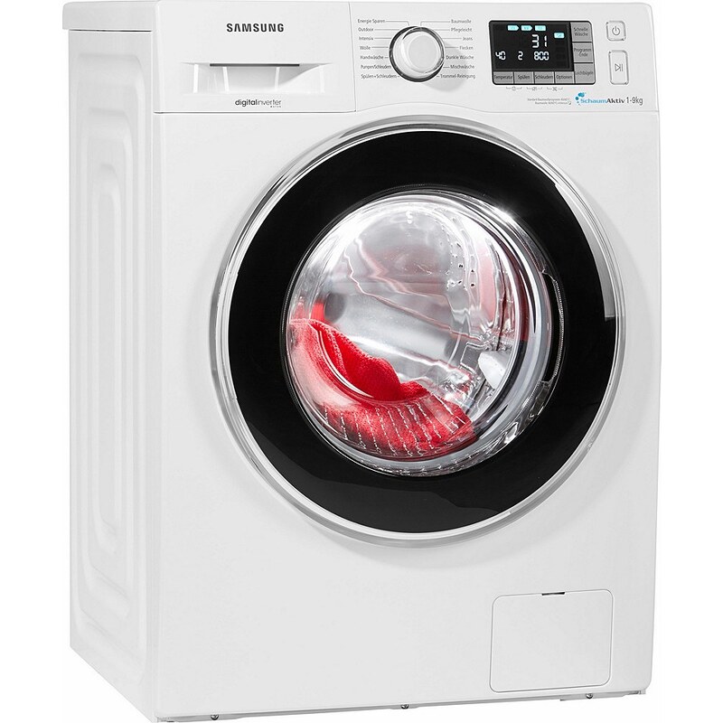 Samsung Waschmaschine WF90F5EBP4W/EG, A+++, 9 kg, 1400 U/Min