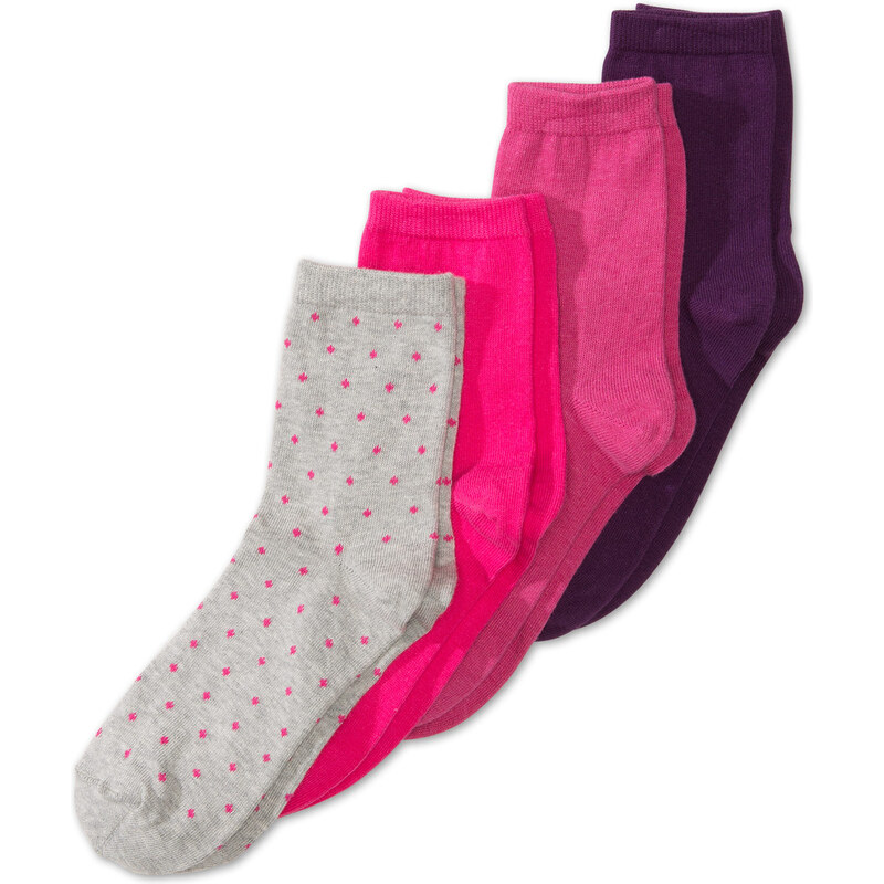 C&A 4 Paar Socken aus Bio-Baumwolle in Grau