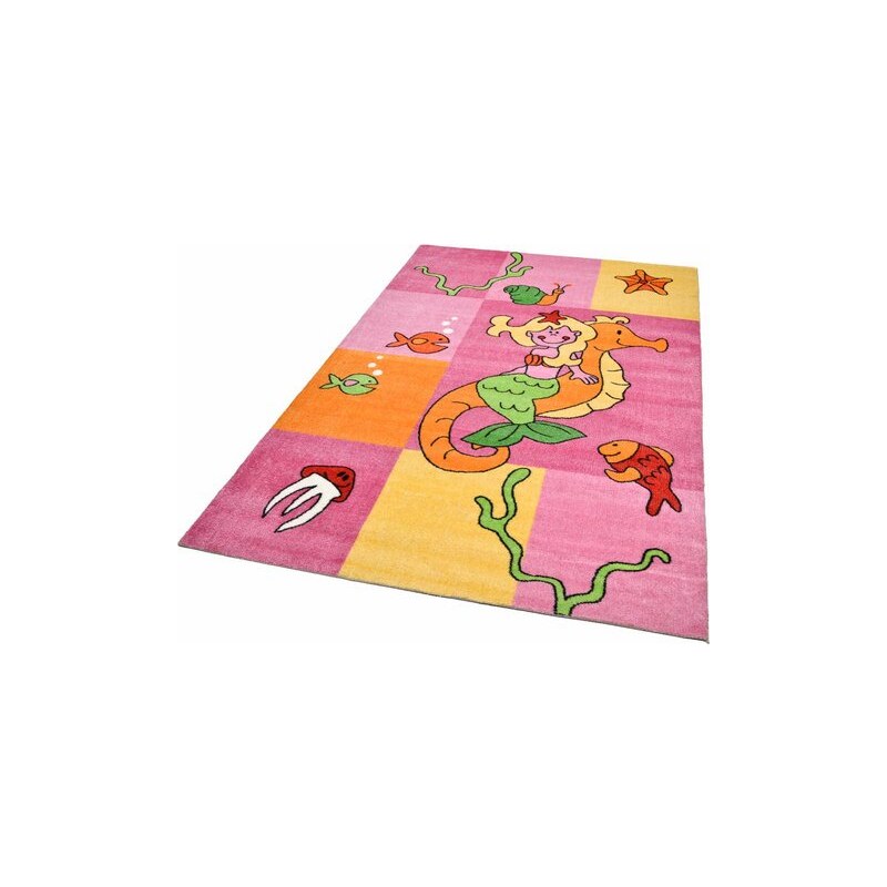 Kinder-Teppich Meerjungfrau getuftet THEKO rosa 2 (B/L: 70x140 cm),31 (B/L: 90x160 cm)