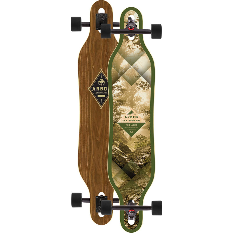 Arbor Axis Walnut Complete Longboards Skateboard walnut2