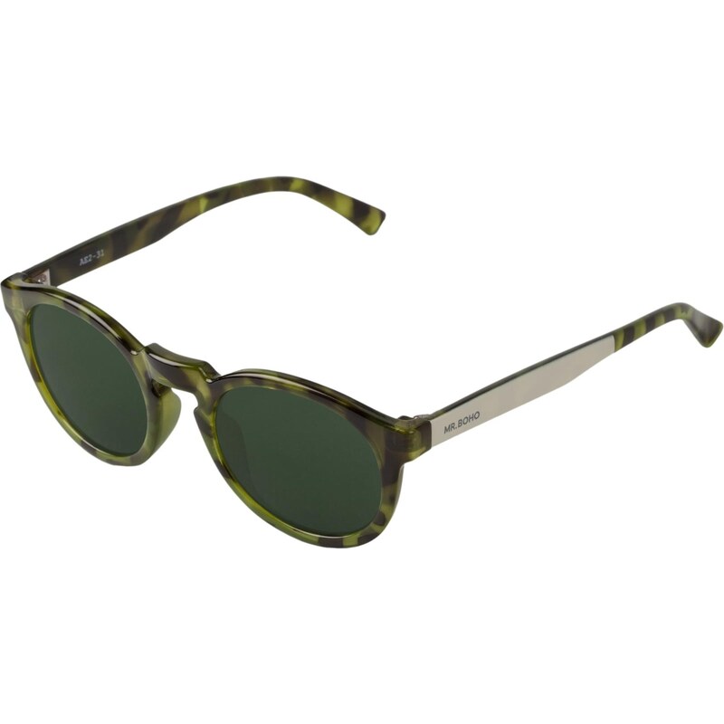 Mr.Boho Sonnenbrille Monochrom grüne Jordaan