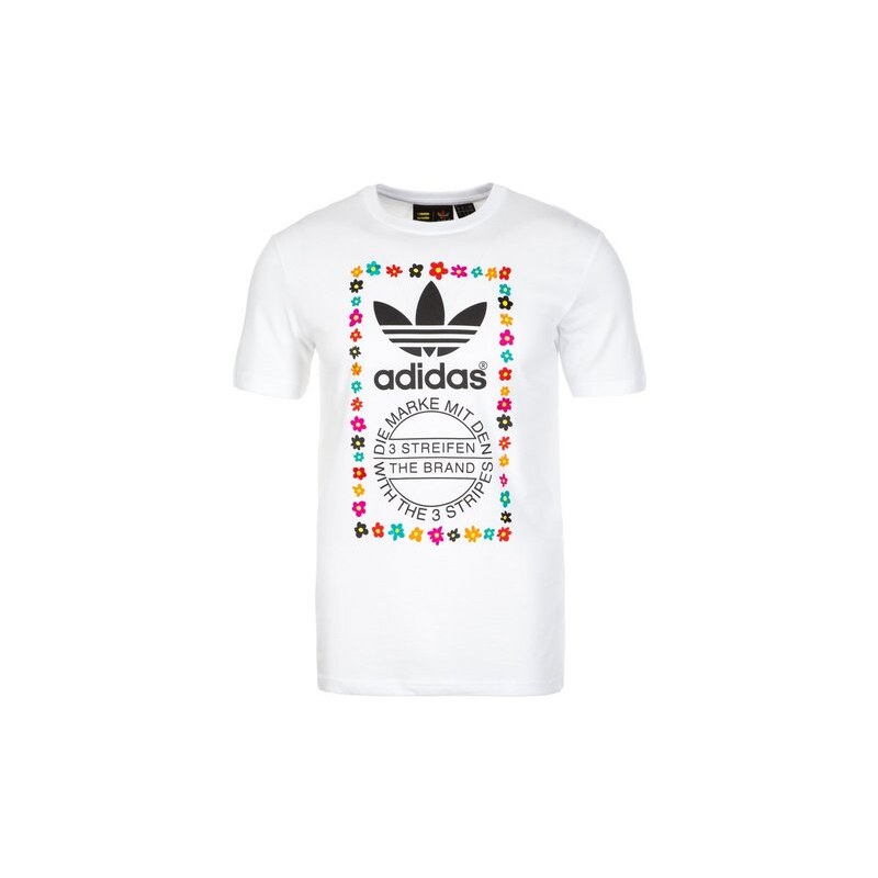 Pharrell Williams Graphic 2 T-Shirt Herren adidas Originals weiß L - 54,M - 50,S - 46,XL - 58