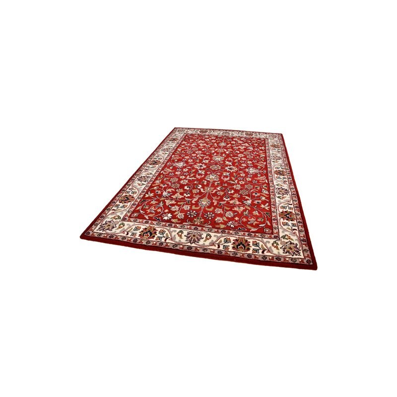 THEKO EXKLUSIV Orient-Teppich exklusiv Kashan allover reine Schurwolle handgetuftet rot 7 (250x350 cm)