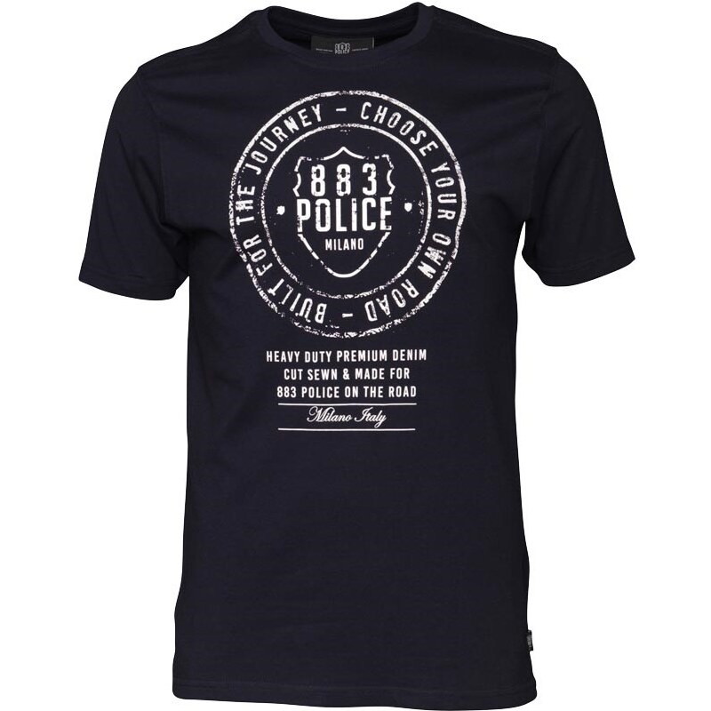 883 Police Herren Heritage I T-Shirt Blau