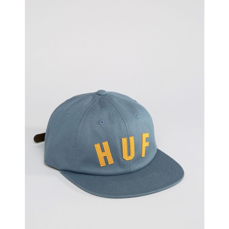HUF - Shortstop - Kappe mit 6 Bahnen - Blau
