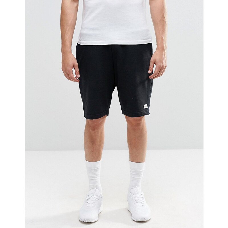HUF - Shorts mit kleinem Logo - Schwarz