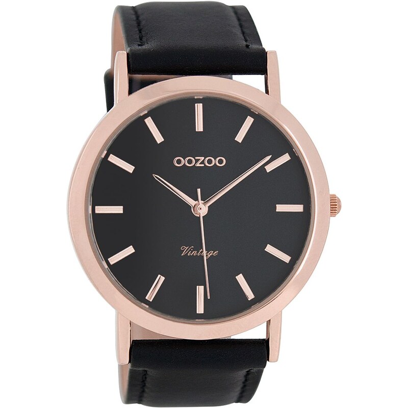 Oozoo Vintage Herren-Armbanduhr Braun 45 mm D8119
