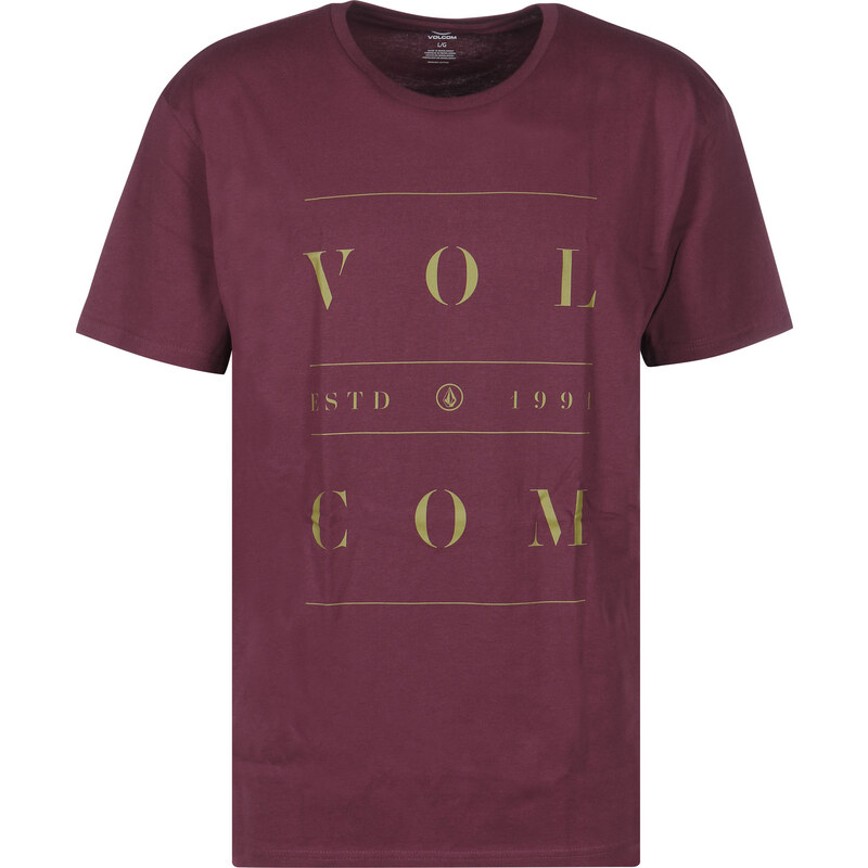 Volcom Space Out T-Shirts T-Shirt merlot