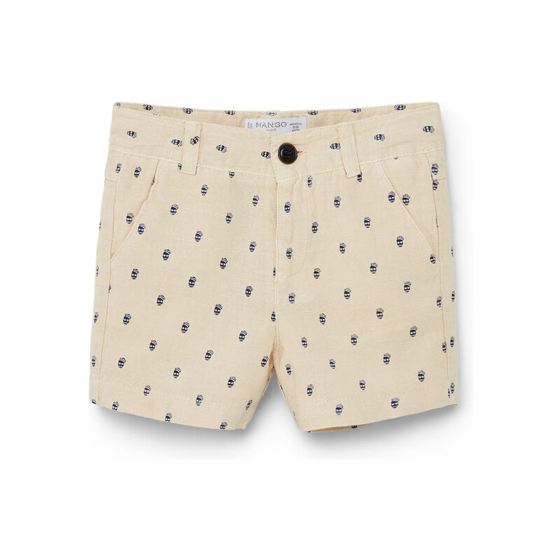MANGO BABY Bermuda-Shorts Aus Segeltuch Mit Baumwolle