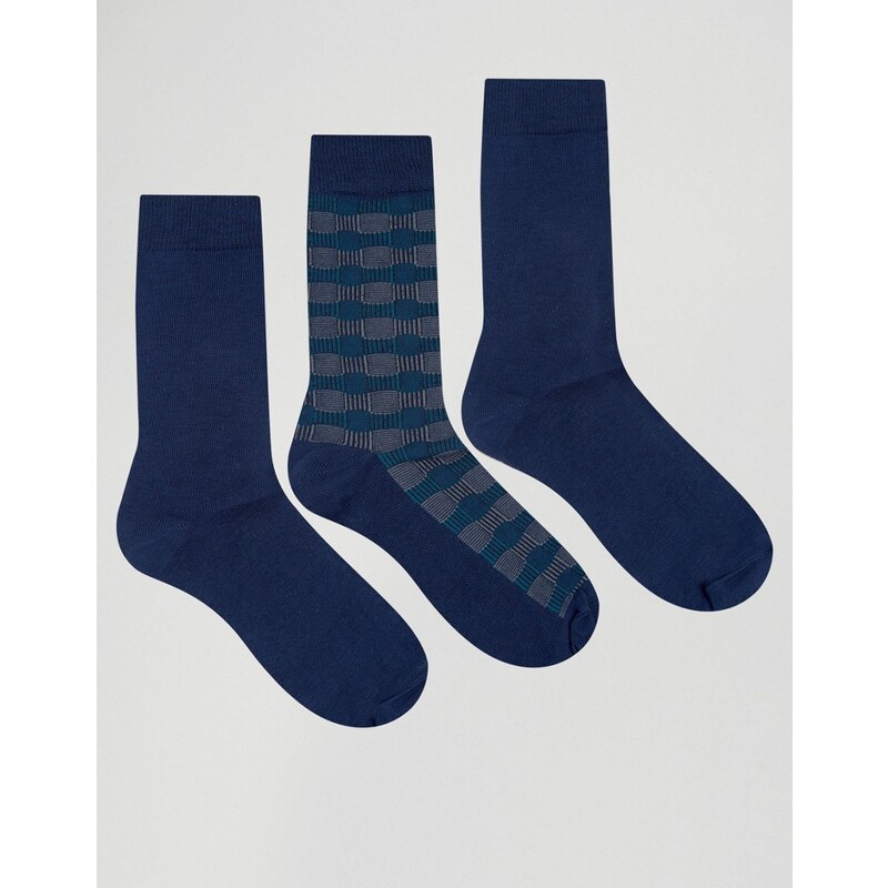 Ciao - Italy - Socken im 3er-Set aus Modalbaumwolle in Marineblau - Marineblau