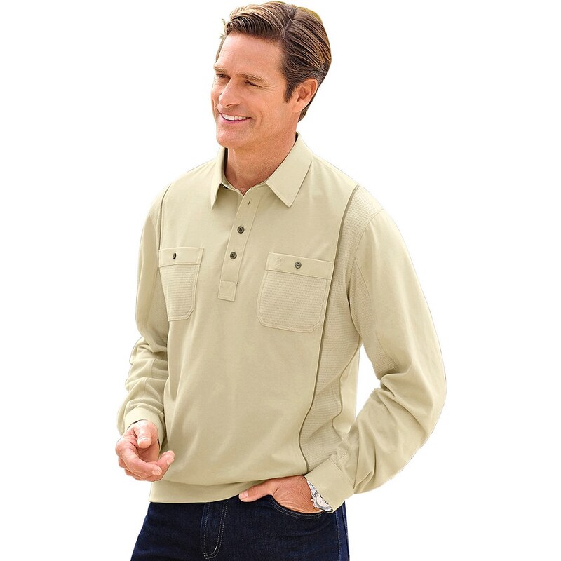 Hajo Poloshirt aus glattem Single-Jersey