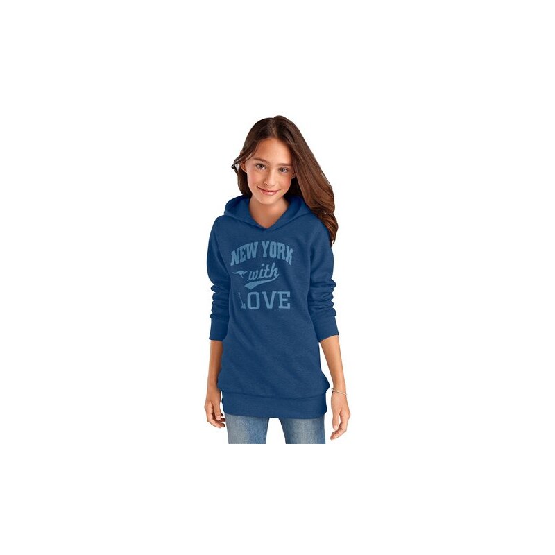 Langsweatshirt für Mädchen kangaroos_mode blau 128/134,140/146,152/158,164/170,176/182