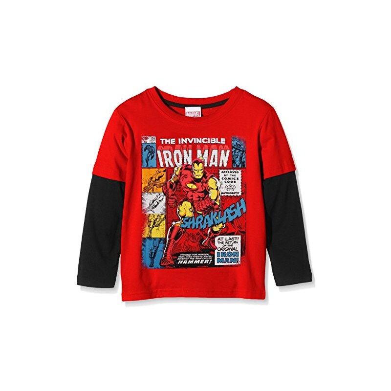 Marvel Jungen Top Comics-Invincible-Kids Ls T-Shirt