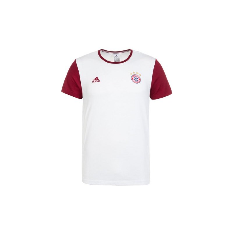 adidas Performance FC Bayern München 3S T-Shirt Herren weiß M - 50,XL - 58,XXL - 62