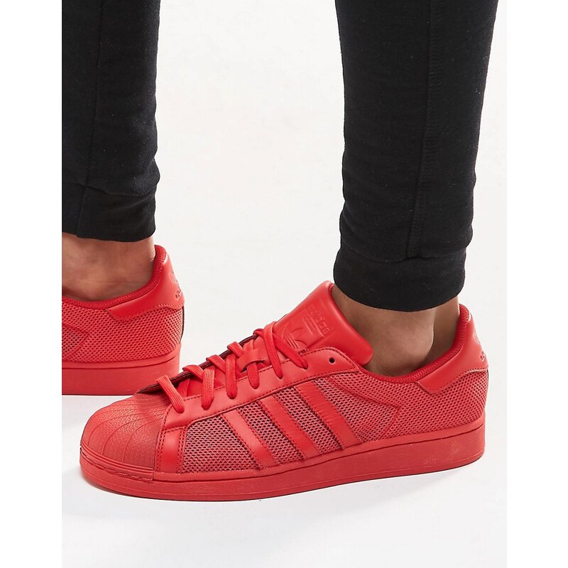 adidas Originals - Superstar - Rote Sneaker, B42621 - Rot