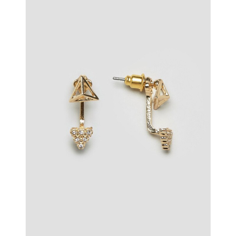 ASOS - Dome - Ohrringe mit kleinen Dreiecken - Gold