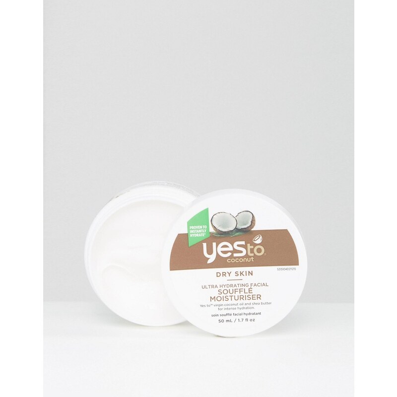 Yes To Coconuts - Ultra feuchtigkeitsspendende Souffle-Gesichtspflege, 50 ml - Transparent