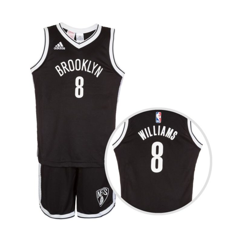 adidas Brooklyn Nets Williams Basketball Trikot Kinder