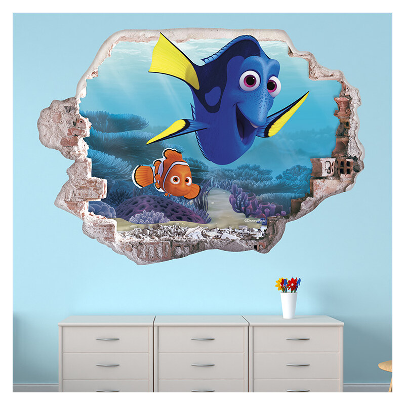 Lesara 3D-Wandsticker Disneys Findet Nemo - Design 3