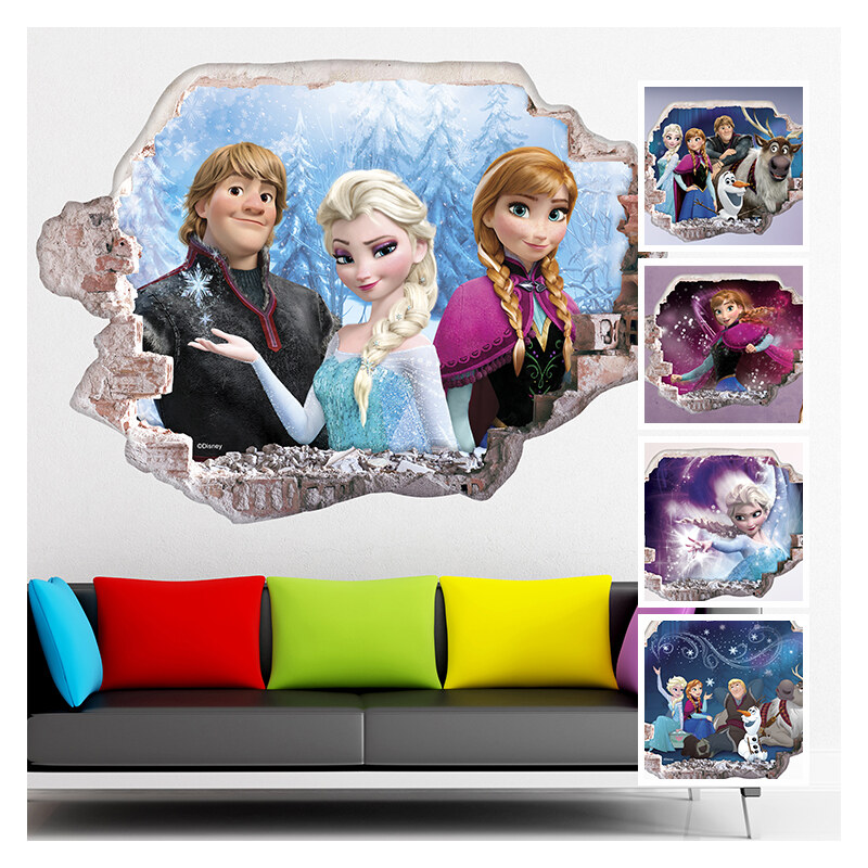 Lesara 3D-Wandsticker Disneys Frozen - Design 9