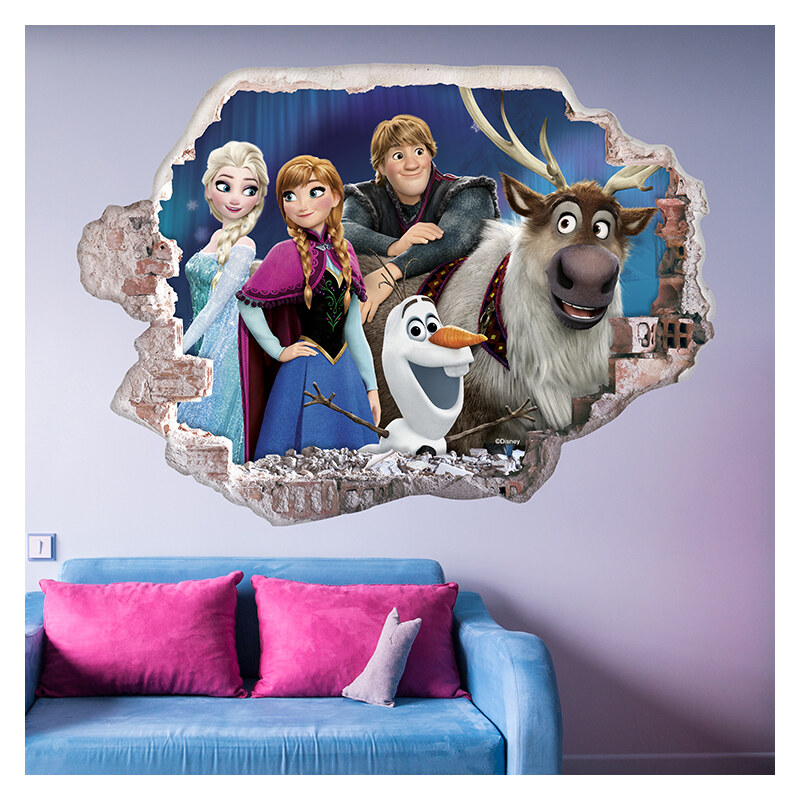 Lesara 3D-Wandsticker Disneys Frozen - Design 2
