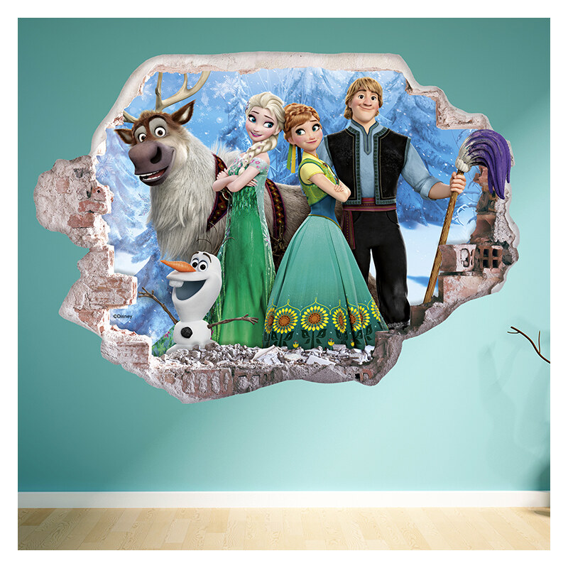 Lesara 3D-Wandsticker Disneys Frozen - Design 8