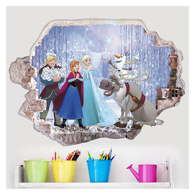 Lesara 3D-Wandsticker Disneys Frozen - Design 10