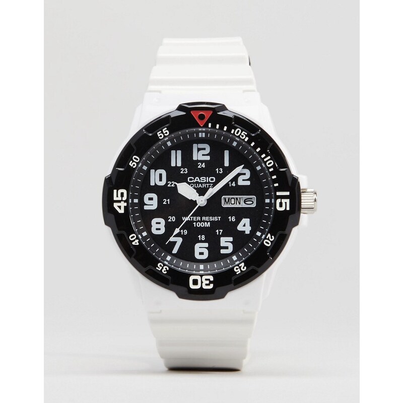 Casio - MRW200HC-7B - Analoge Uhr in Weiß - Weiß