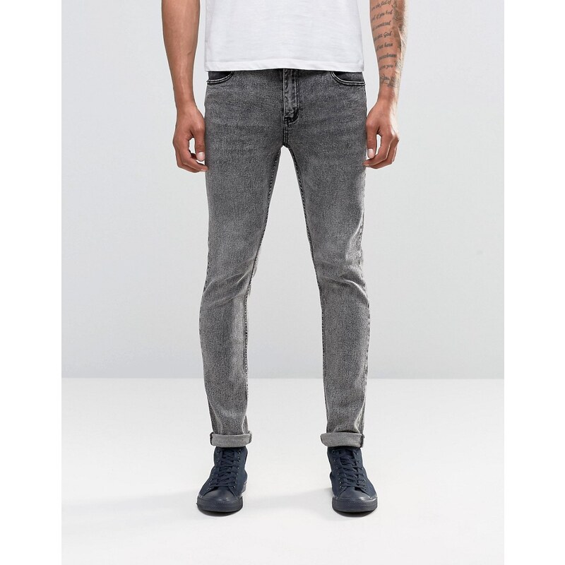 Cheap Monday - Hautenge Skinny-Jeans in schwarzer Waschung - Schwarz
