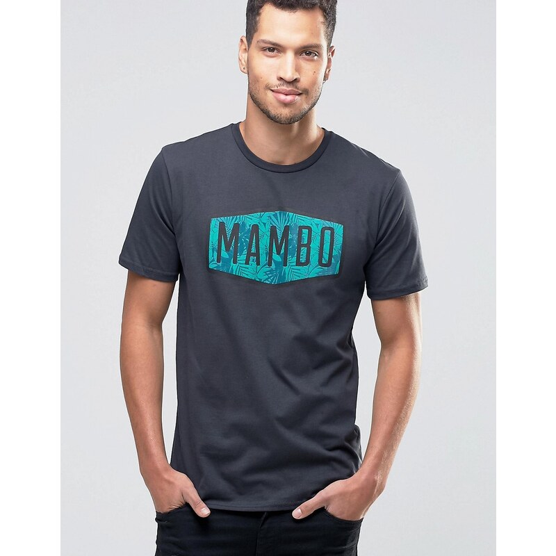 Mambo - Leaf Encounter - T-Shirt - Schwarz