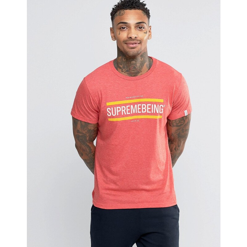 Supreme Being - Lines - T-Shirt - Rot