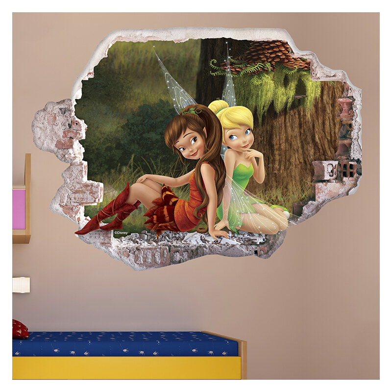 Lesara 3D-Wandsticker Disneys Tinkerbell - Design 2