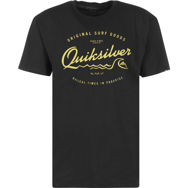 Quiksilver West Pier T-Shirts T-Shirt black