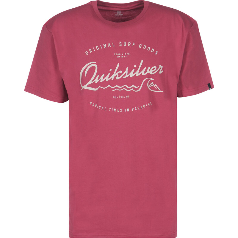 Quiksilver West Pier T-Shirts T-Shirt garnet