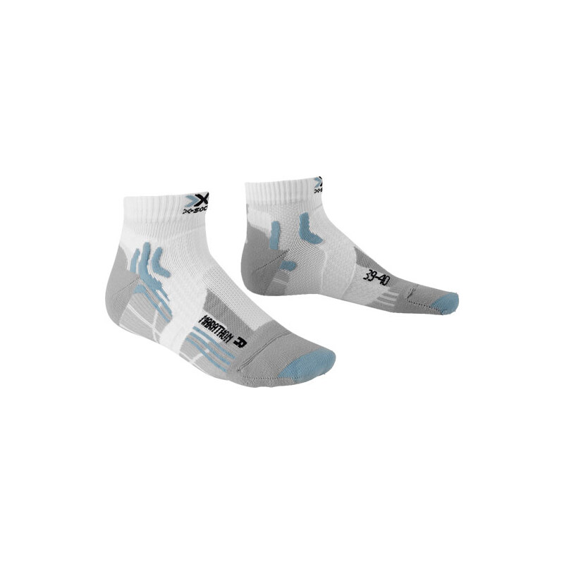 X-Socks Marathon W Laufsocken white/blue
