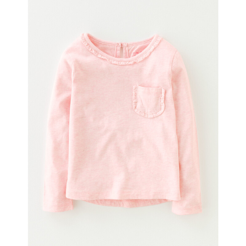 T-Shirt mit Rüschen Pink Mädchen Boden