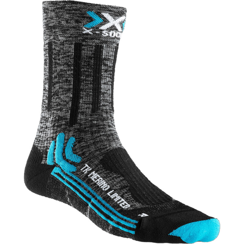 X-Socks Trekking Limited W Merinosocken grey/black