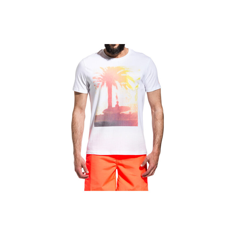 SUNDEK t-shirt with surf print onde nostre