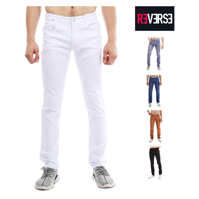 Re-Verse Leichte Slim Fit-Jeans in Sommerfarben - 30 - Weiß