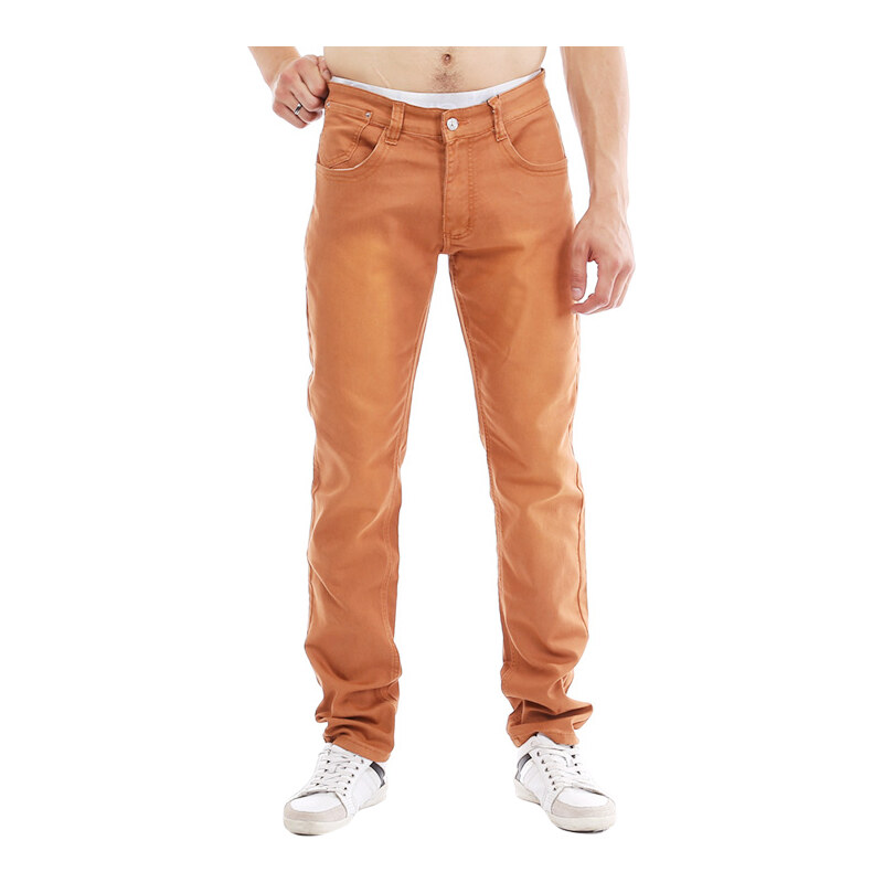 Re-Verse Leichte Slim Fit-Jeans in Sommerfarben - Braun - W31